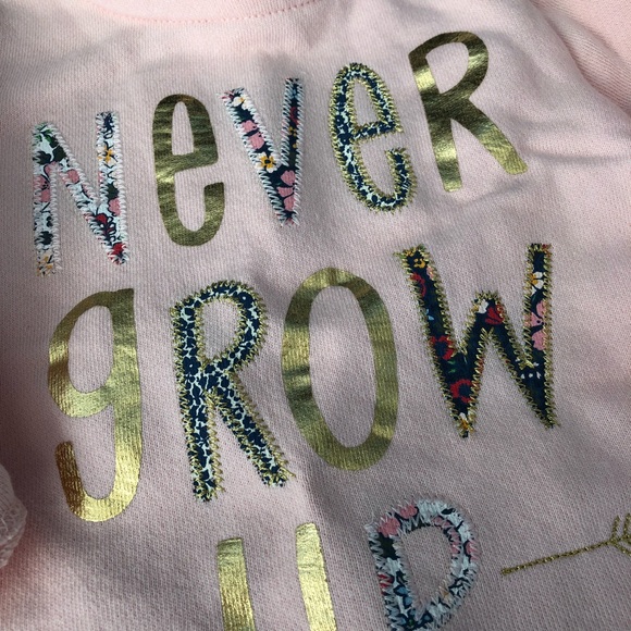 Never Grow Up Sweatshirt - Picture 2 of 3